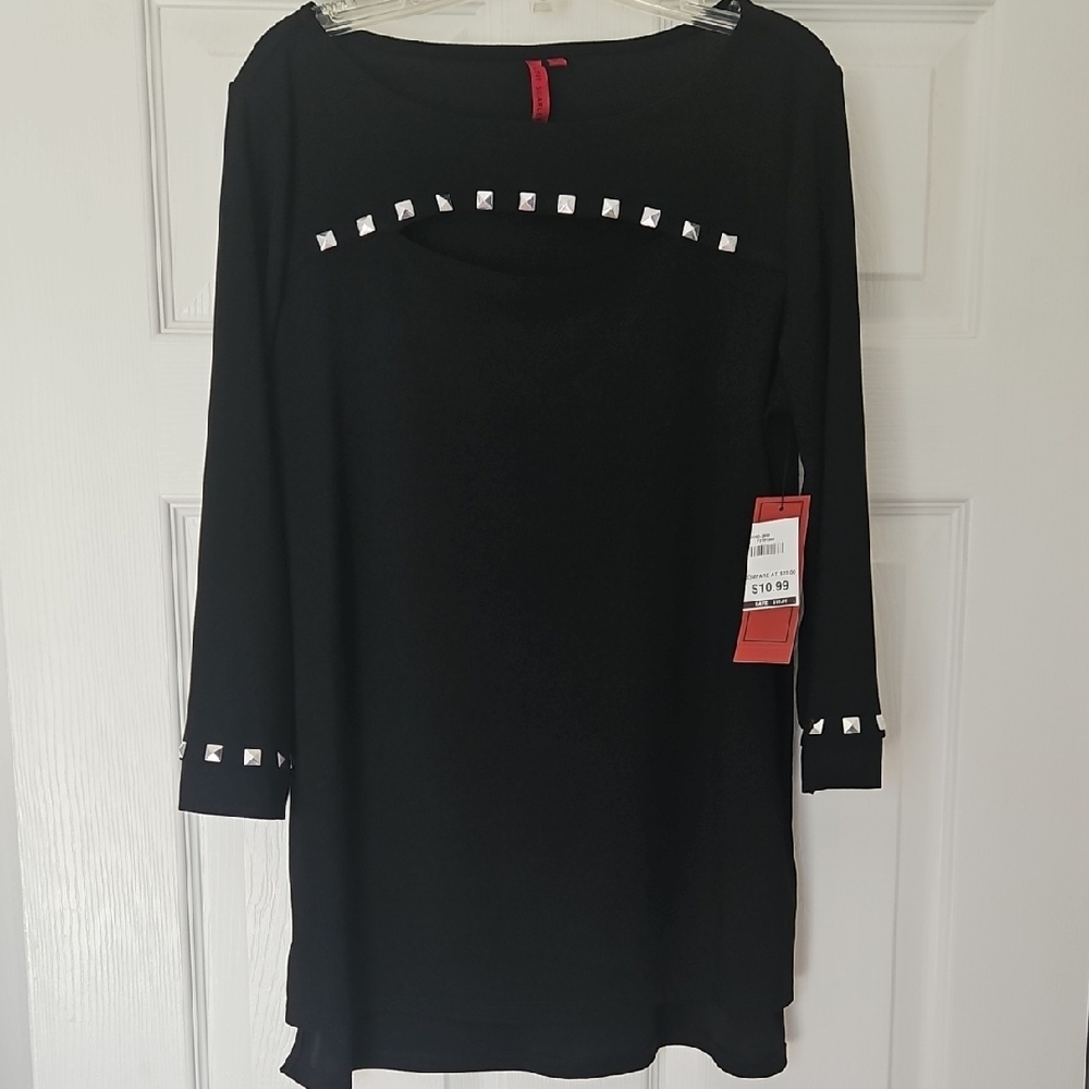 Love Scarlett Black Long Sleeve Top
